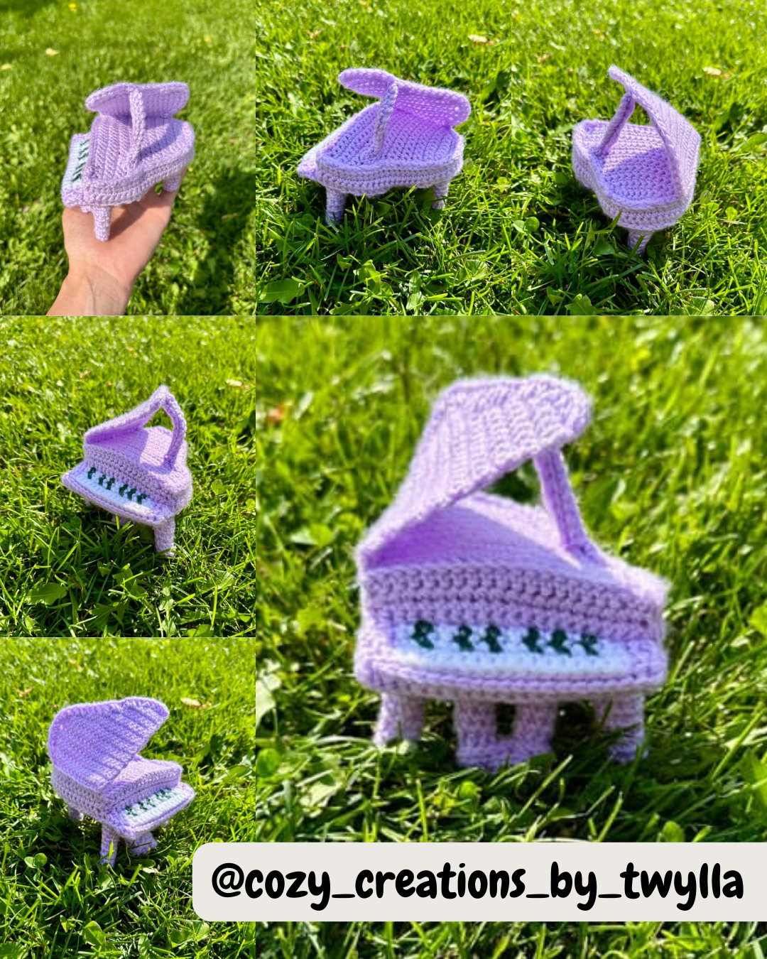 Grand Piano Crochet Pattern