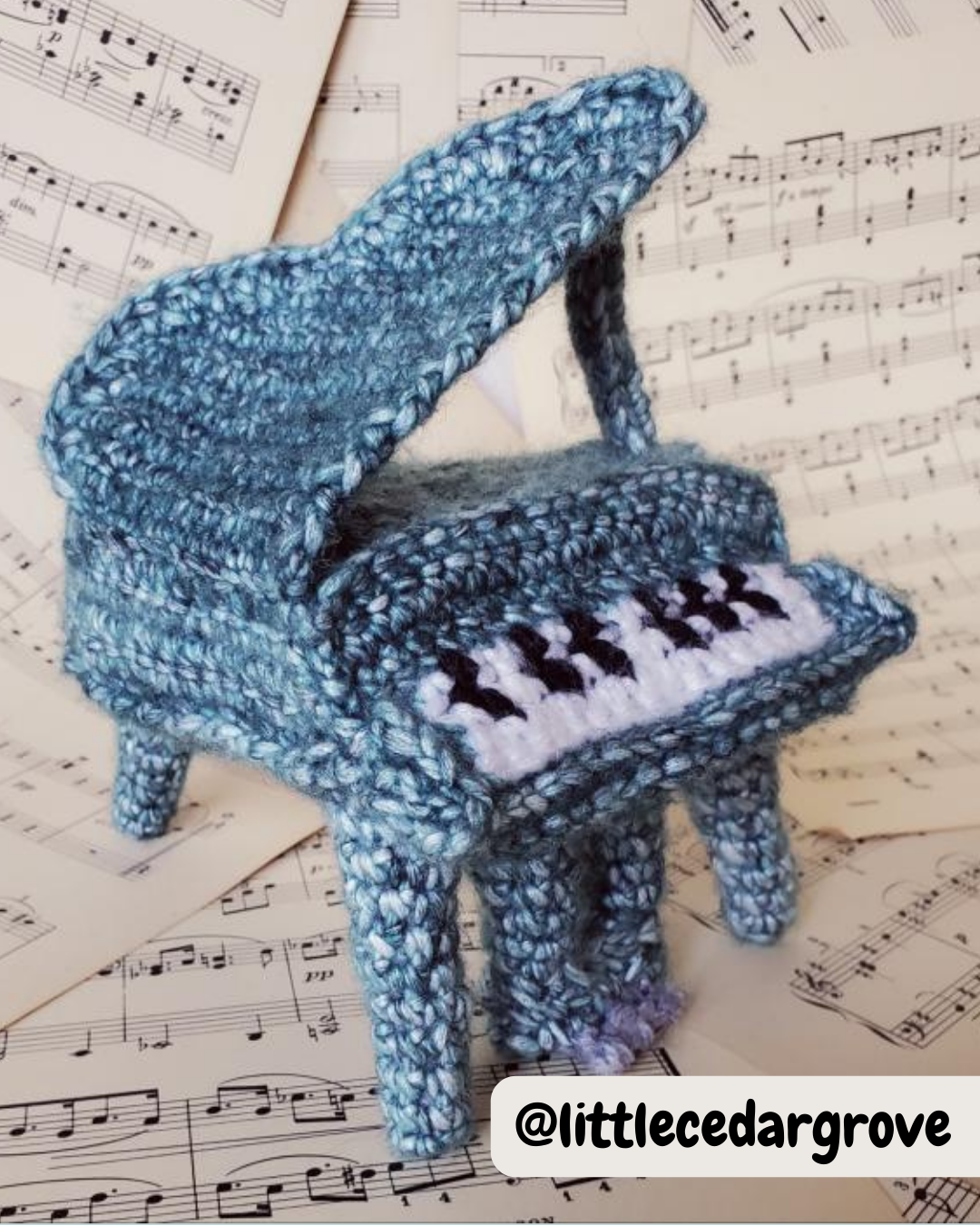 Grand Piano Crochet Pattern