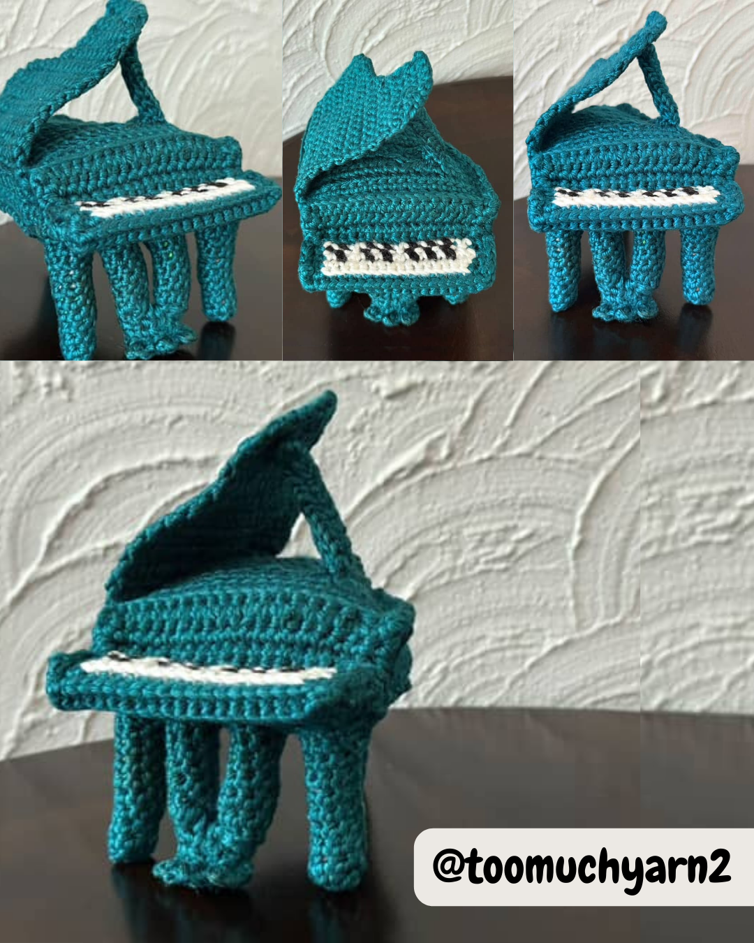 Grand Piano Crochet Pattern