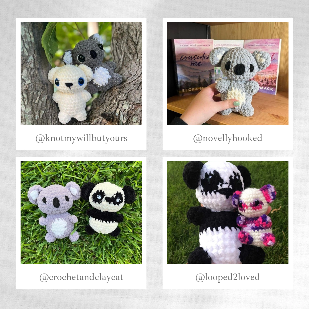 Bear-y Best Buds Bundle Crochet Pattern
