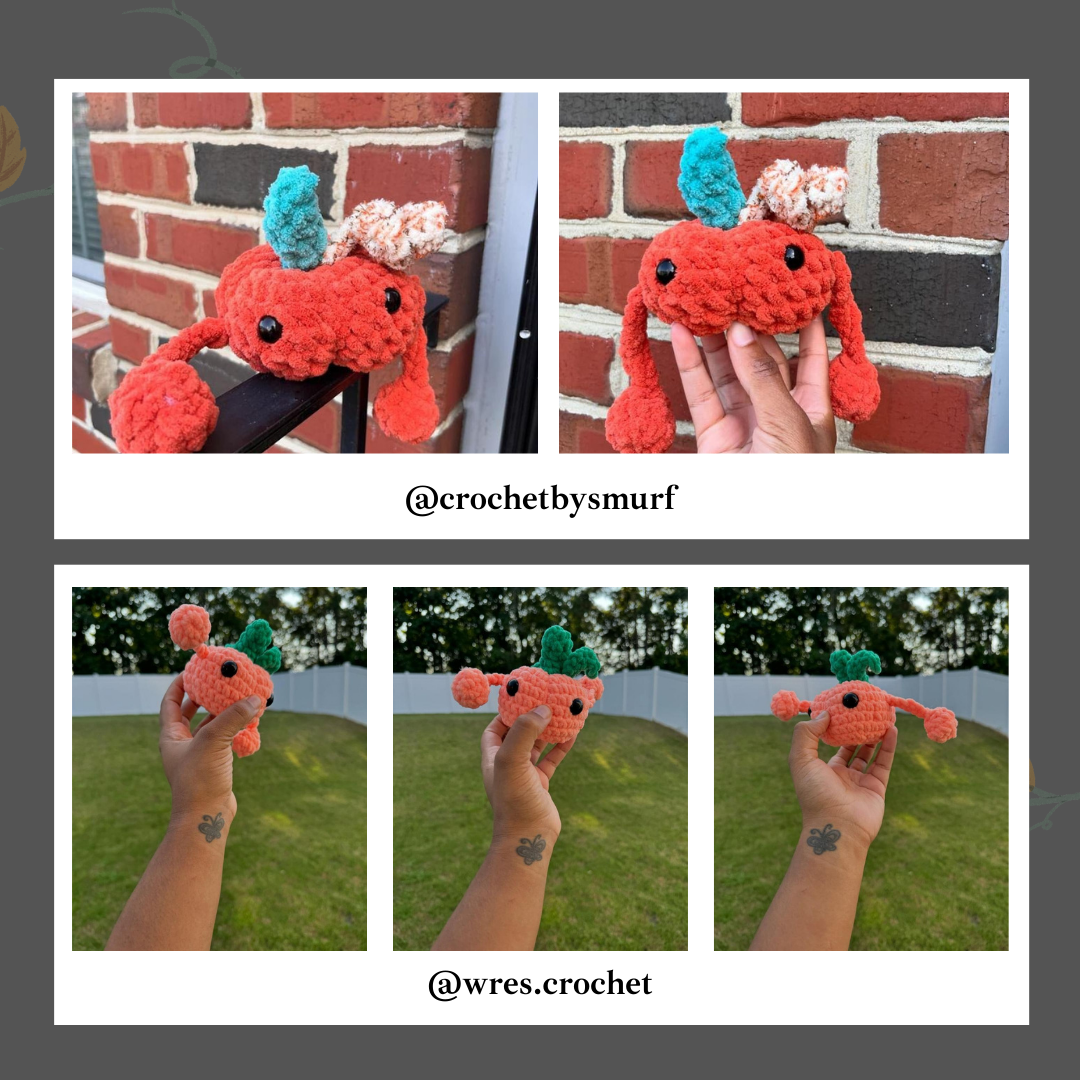Pumpkin Desk Blob Crochet Pattern