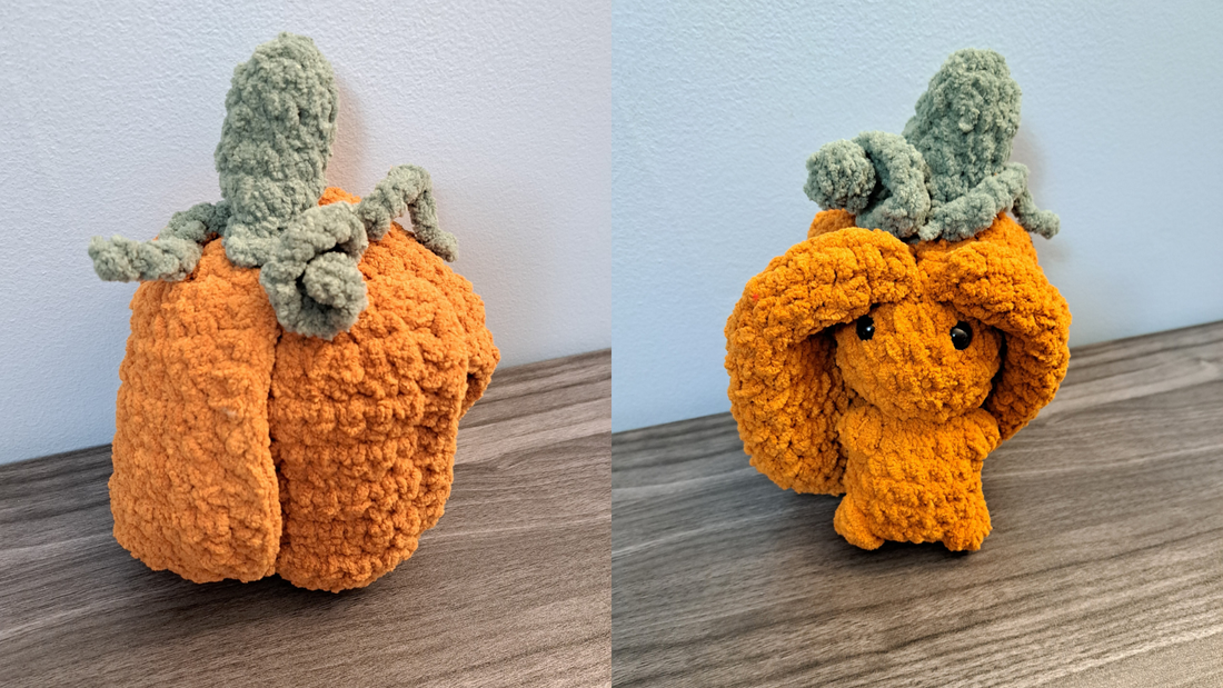 Pumpkin/Jack-O-Lantern Bella the Bunny Mod Crochet Pattern