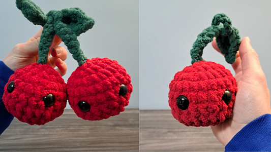 Cherry Desk Blob Crochet Pattern