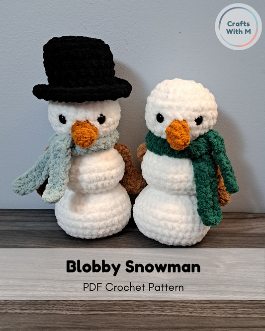 Blobby Snowman Pattern