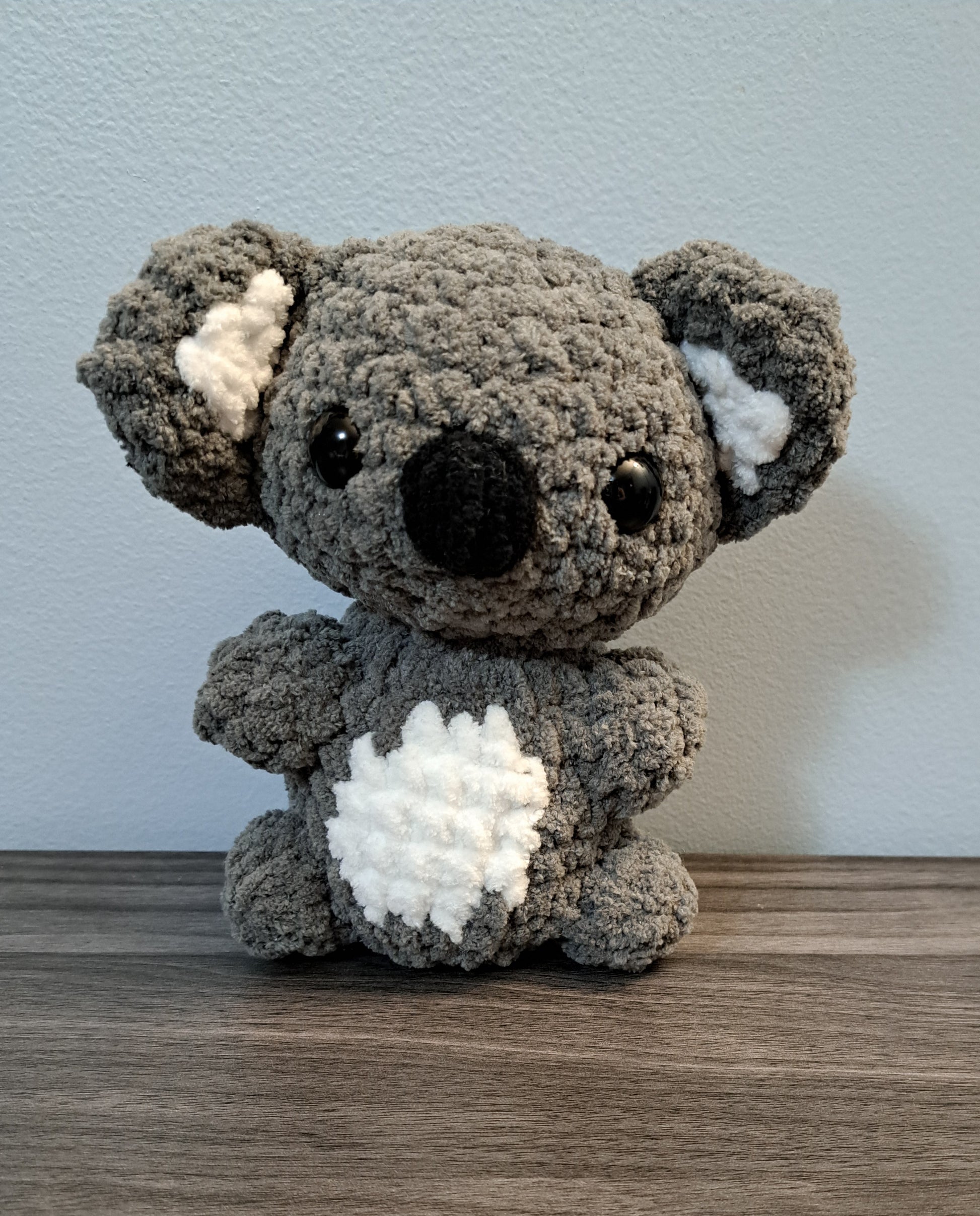 crochet koala bear, bear, koala, part of the adventure buddies series of crochet patterns