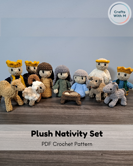 Plush Nativity Set Pattern