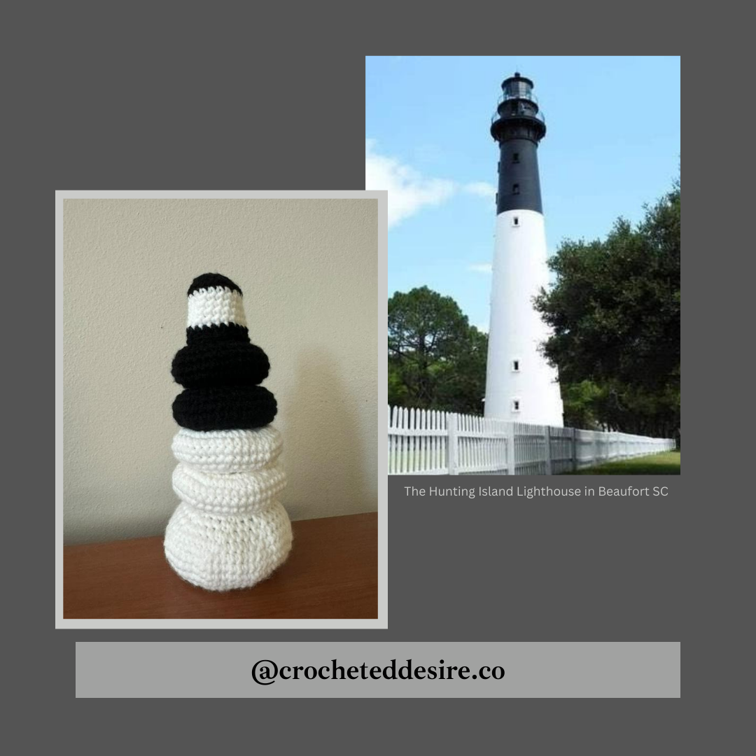 Lighthouse Stacking Tower Crochet Pattern