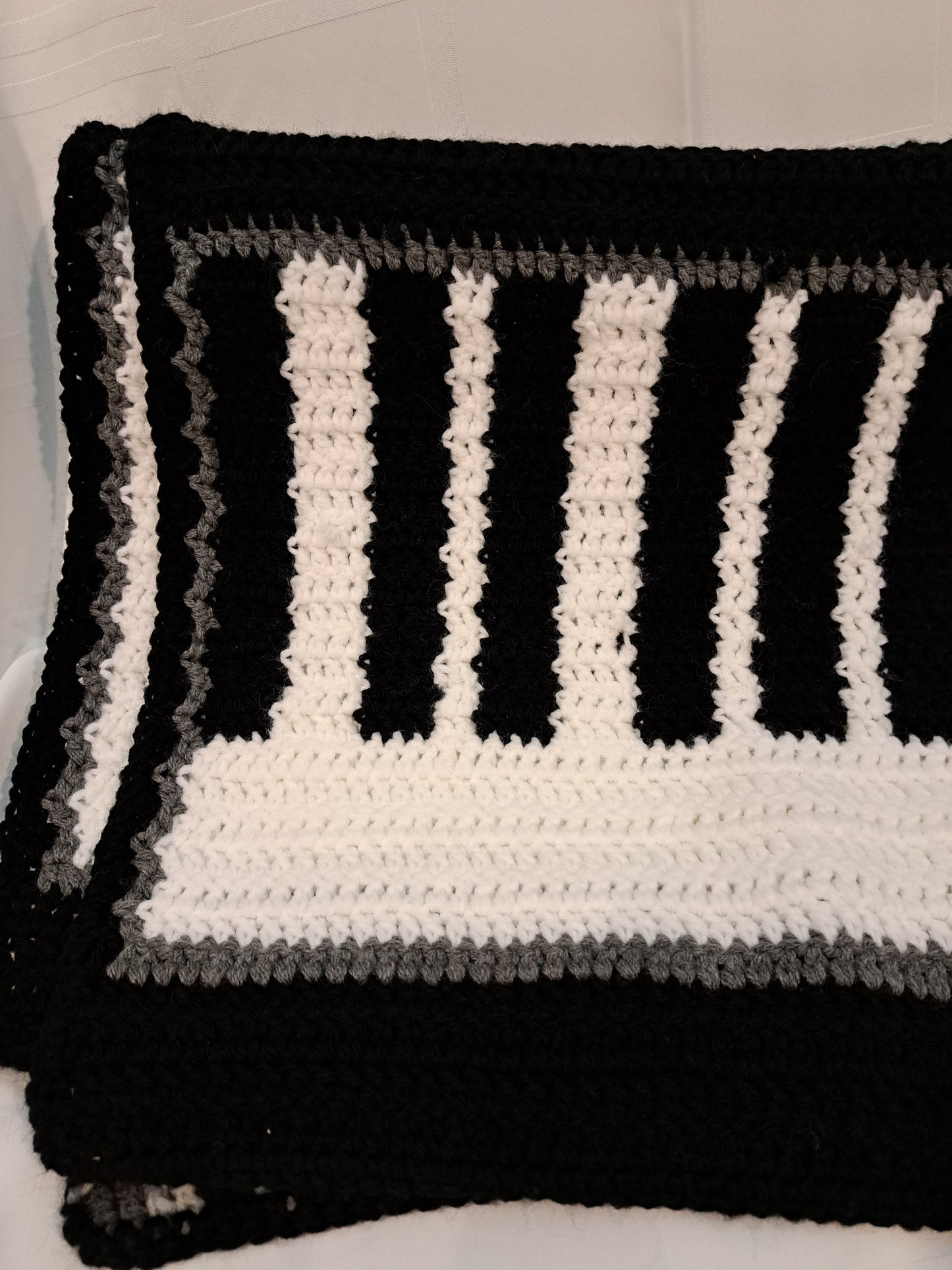 Piano Blanket Crochet Pattern