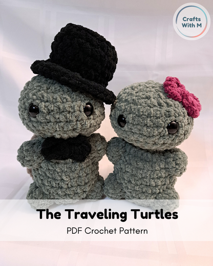 Tobias and Tori the Traveling Turtles Pattern