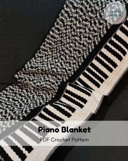 Piano Blanket Pattern