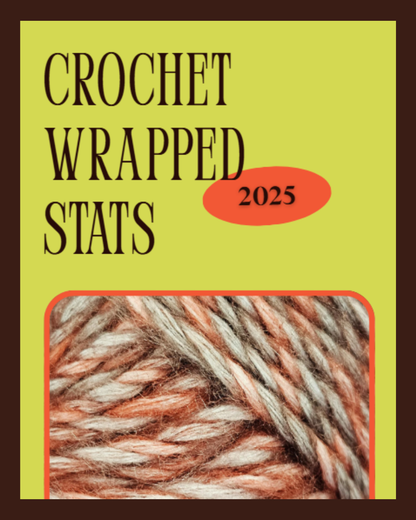 Crochet Wrapped Stats – Instagram Canva Template - Zesty Pop