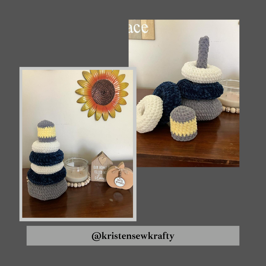 Lighthouse Stacking Tower Crochet Pattern