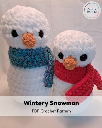 Wintery Snowman Pattern