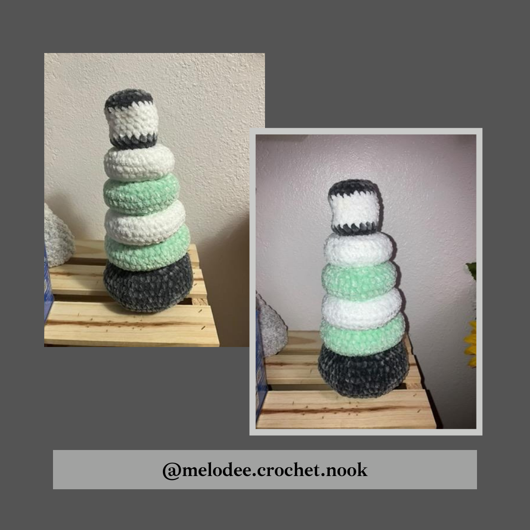 Lighthouse Stacking Tower Crochet Pattern