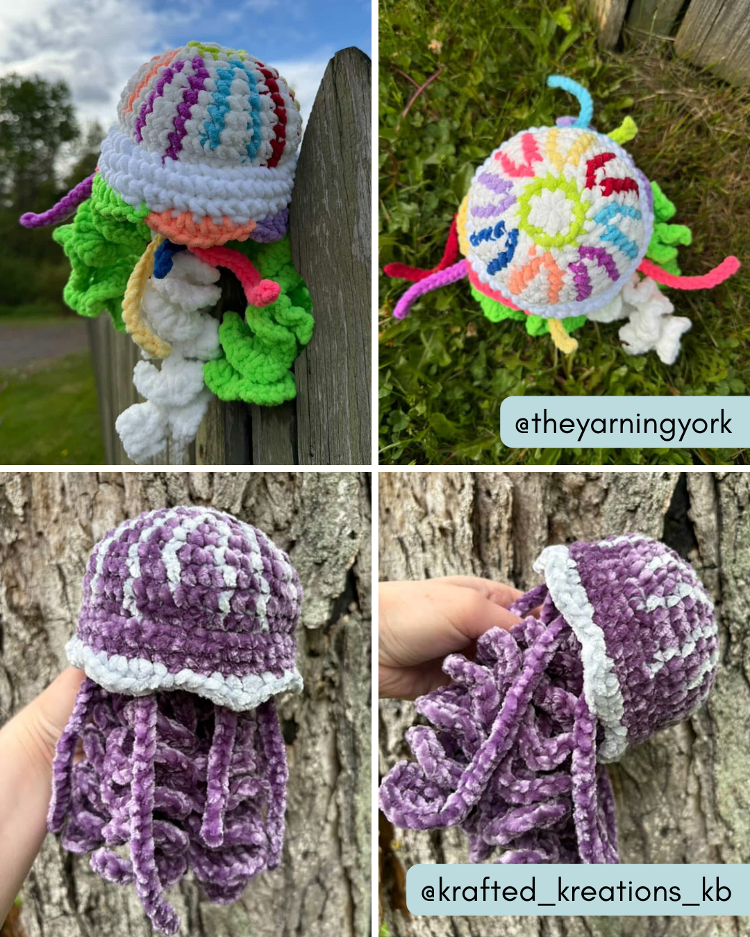Compass Jellyfish Crochet Pattern