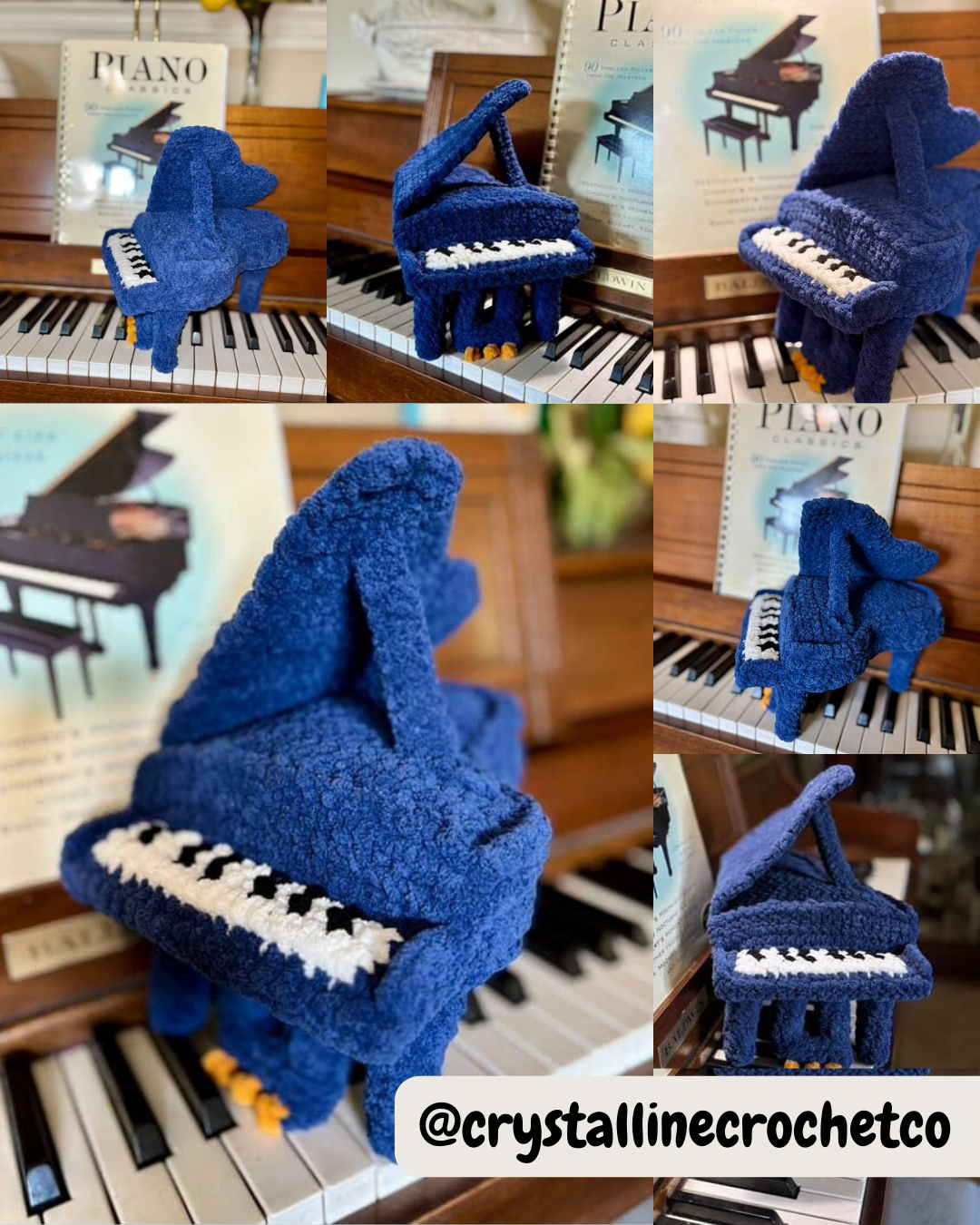 Grand Piano Crochet Pattern
