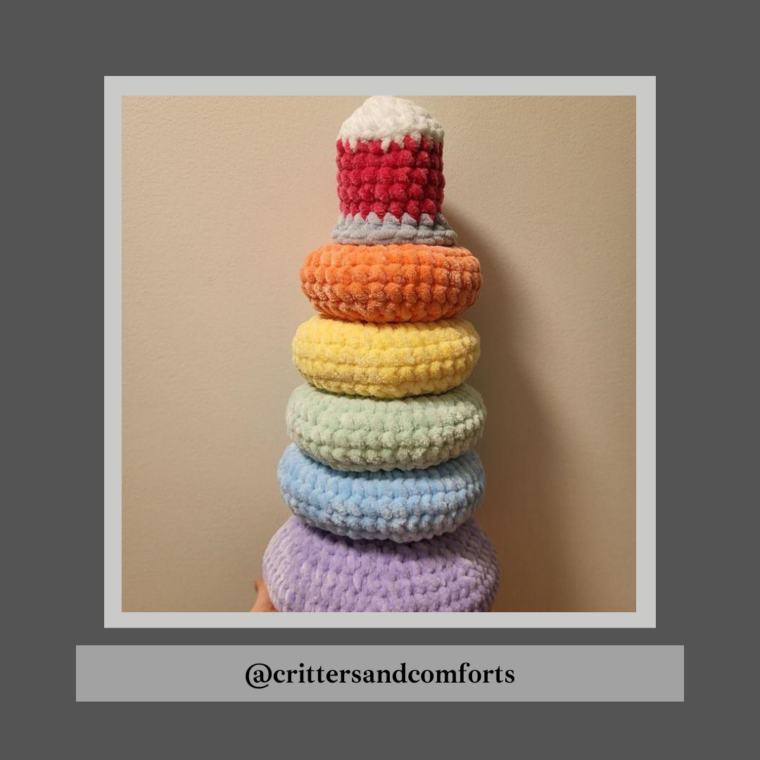 Lighthouse Stacking Tower Crochet Pattern