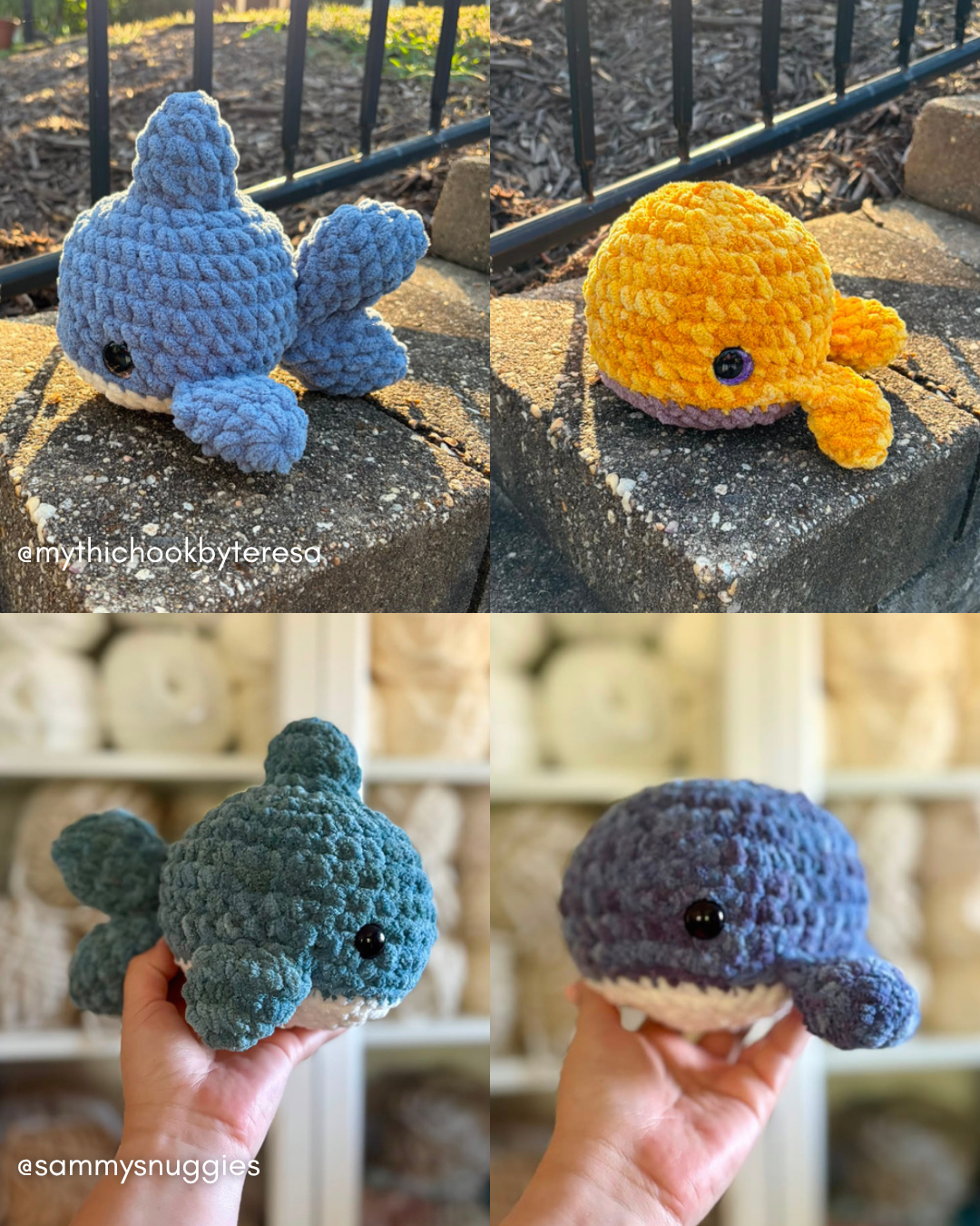 Sammy the Shark and Wesley the Whale Bundle