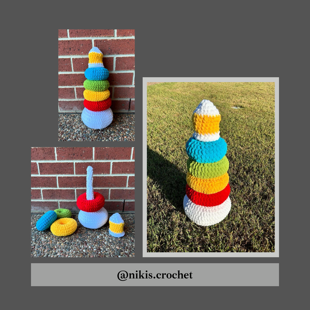 Lighthouse Stacking Tower Crochet Pattern