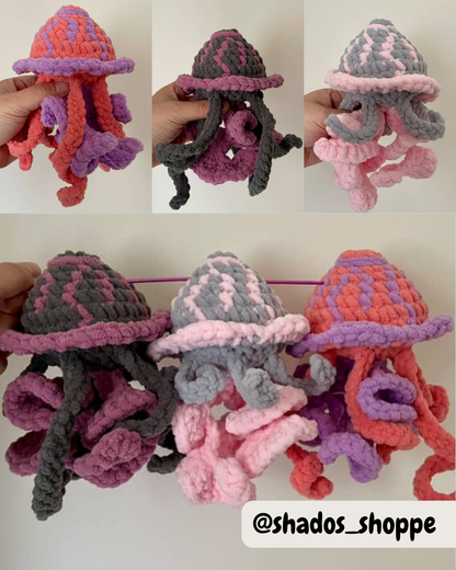 Mini Compass Jellyfish Pattern