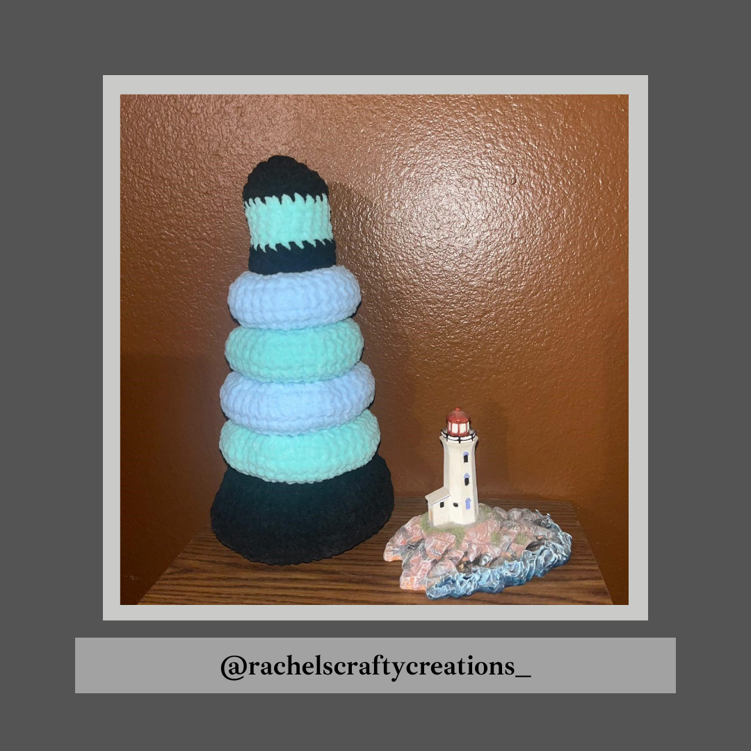 Lighthouse Stacking Tower Crochet Pattern