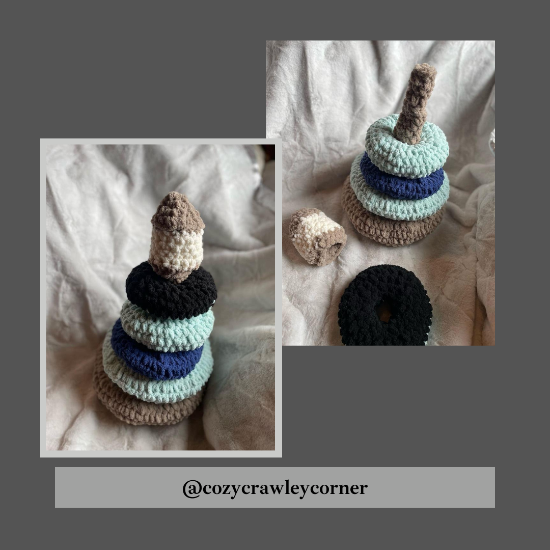 Lighthouse Stacking Tower Crochet Pattern