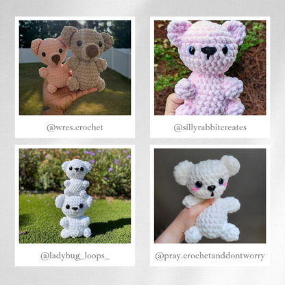 Bear-y Best Buds Pattern