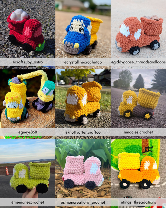 Mini Dump Truck Pattern