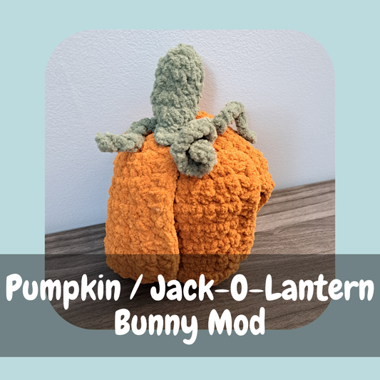 Bella the Bunny Pumpkin / Jack-o-Lantern Mod Crochet Pattern