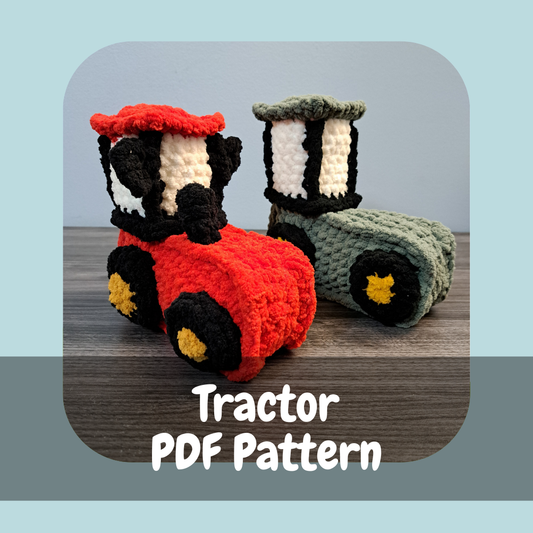 Tractor Crochet Pattern