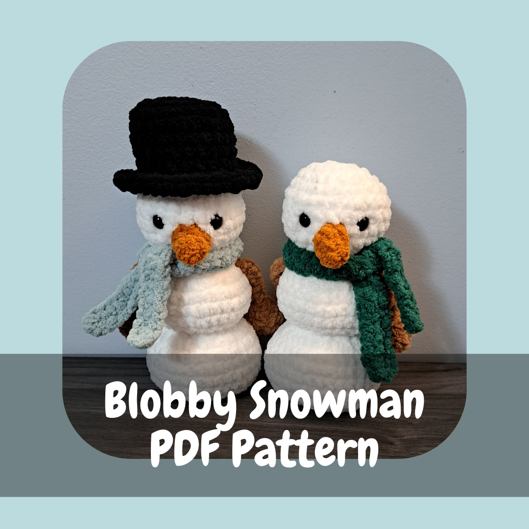 Blobby Snowman Pattern