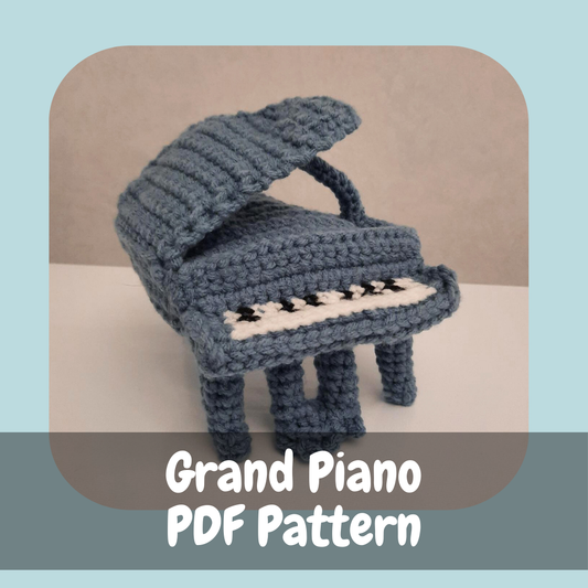 Grand Piano Crochet Pattern