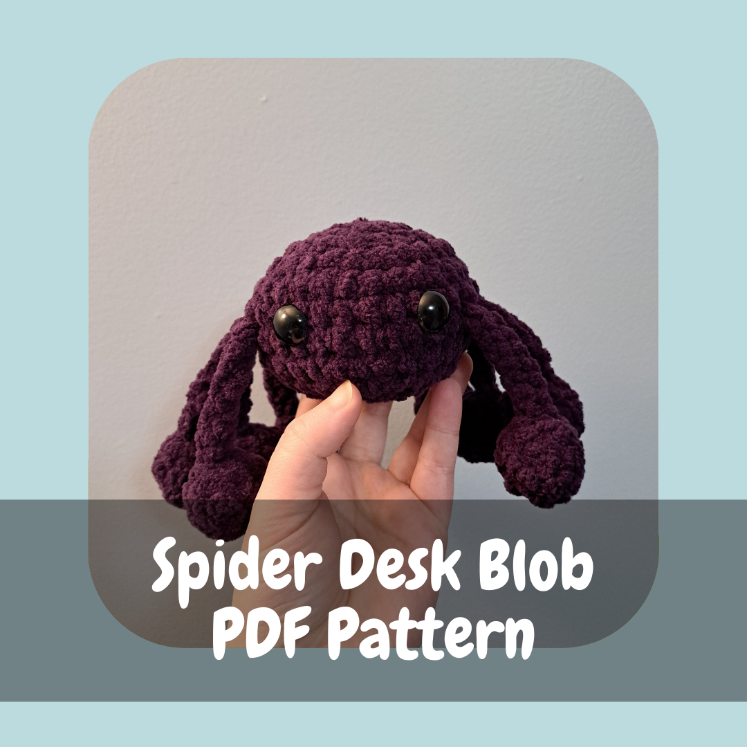 Spider Desk Blob Crochet Pattern