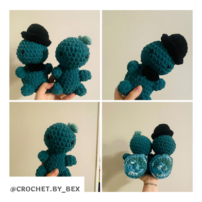 Tobias and Tori the Traveling Turtles Pattern