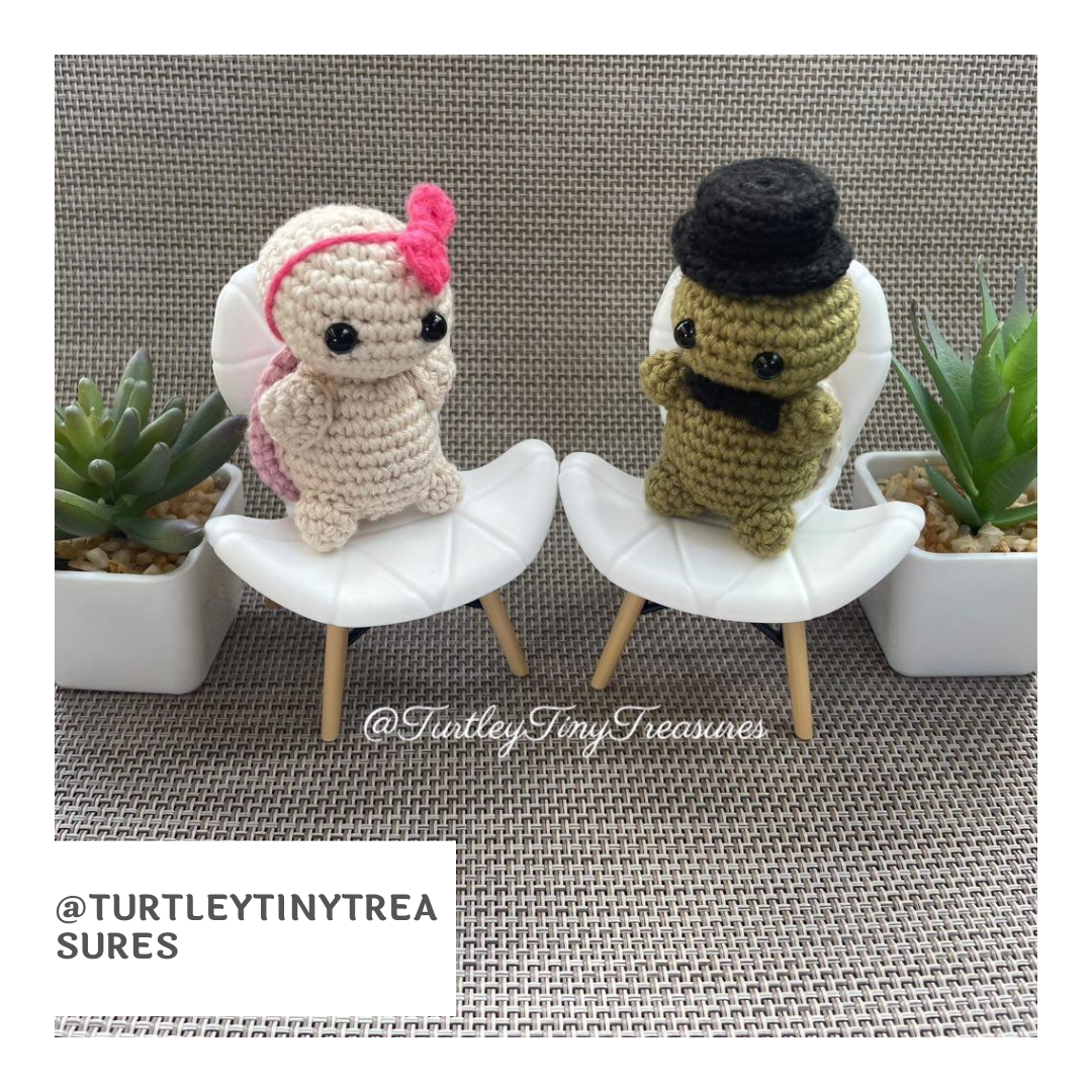 Tobias and Tori the Traveling Turtles Crochet Pattern