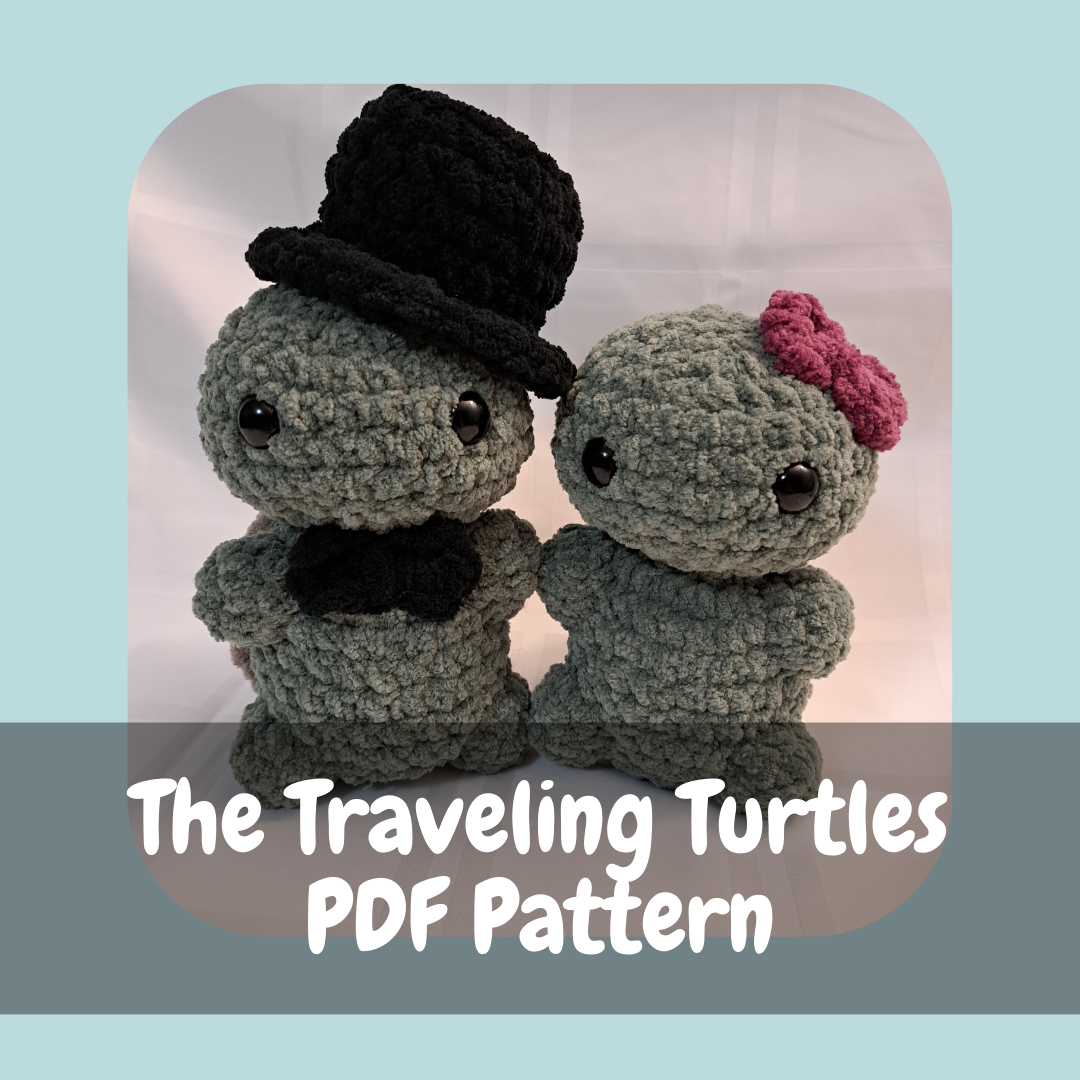 Tobias and Tori the Traveling Turtles Crochet Pattern