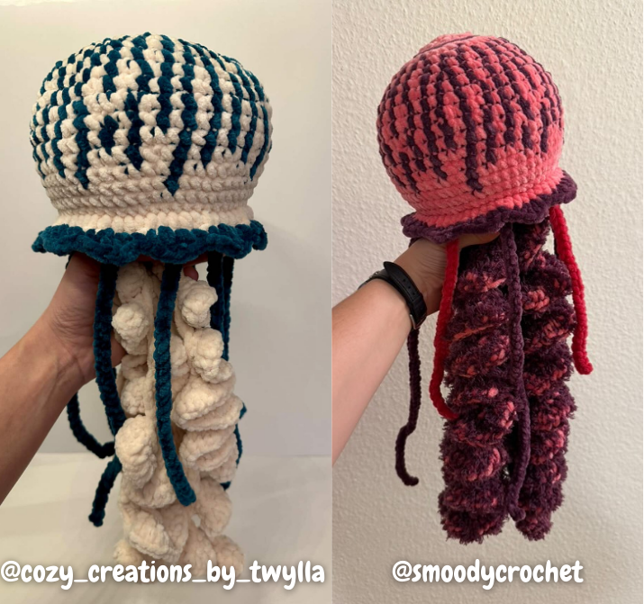 Large Compass Jellyfish Pattern